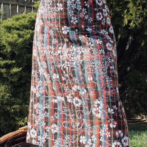 🌞”Just Weave It” Vintage Woven Skirt - Picture 2 of 3